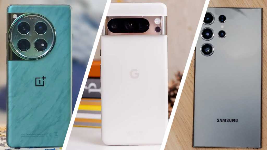 OnePlus 12, Google Pixel 8 Pro and Samsung Galaxy S24 Ultra