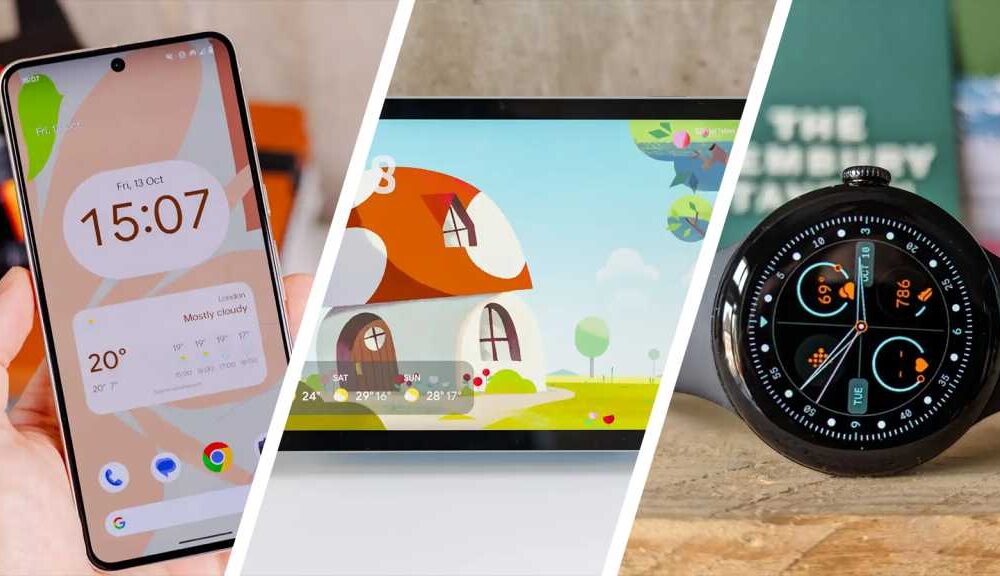 Google Pixel 8 Pro, Pixel Tablet and Pixel Watch 2