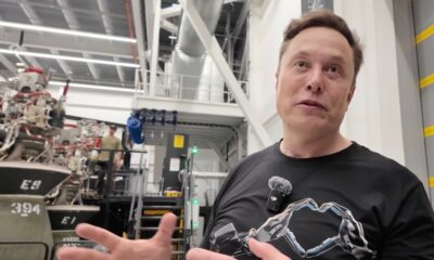 Elon Musk gives a tour of SpaceX Starfactory rocket site