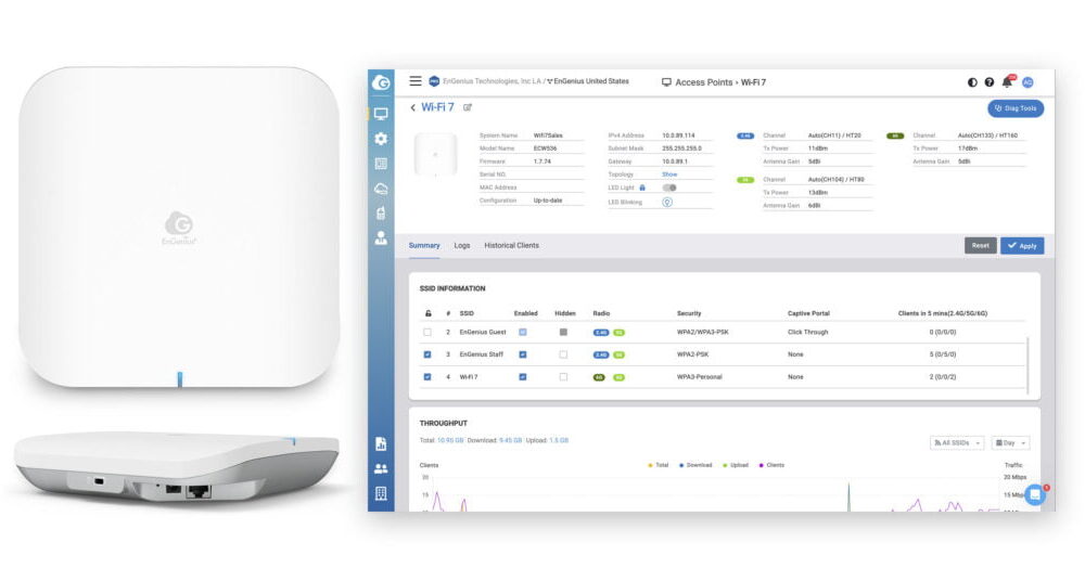 EnGenius Technologies Wi Fi 7 2x2 ECW526 Access Point scaled