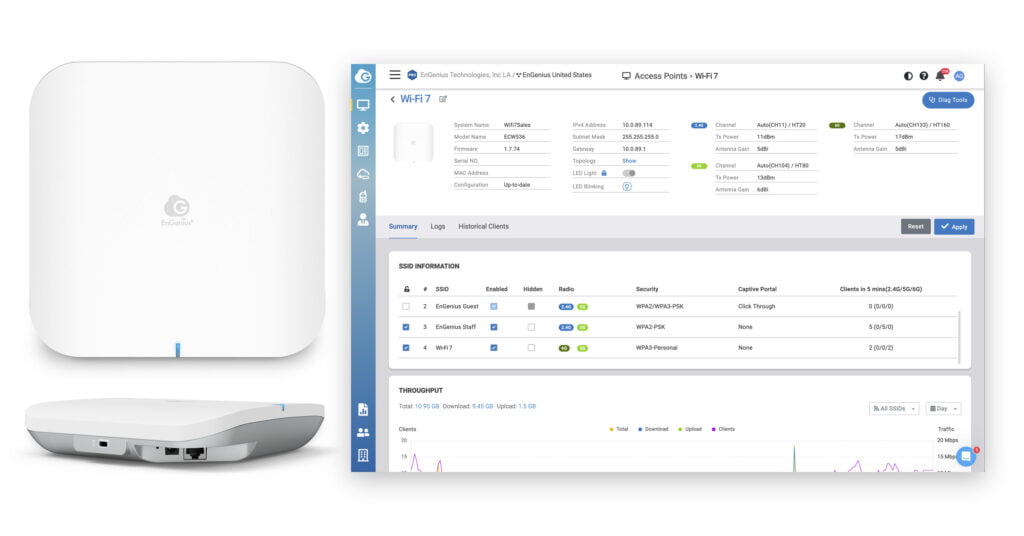 EnGenius Technologies Wi Fi 7 2x2 ECW526 Access Point scaled