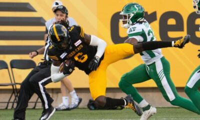 Hamilton Ticats blow late lead, lose 33-30 to Roughriders - Hamilton