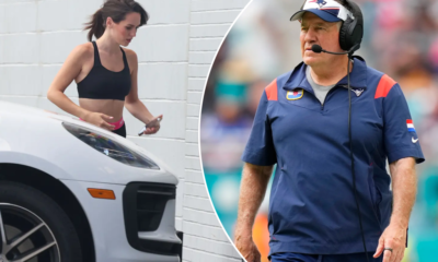 Jordon Hudson seen driving $75K Porsche Bill Belichick is rumored to have purchased (Video)