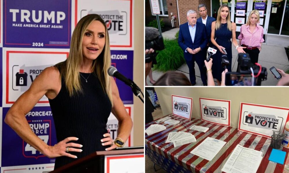 Lara Trump recruits GOP poll watchers in Pennsylvania in election-integrity push