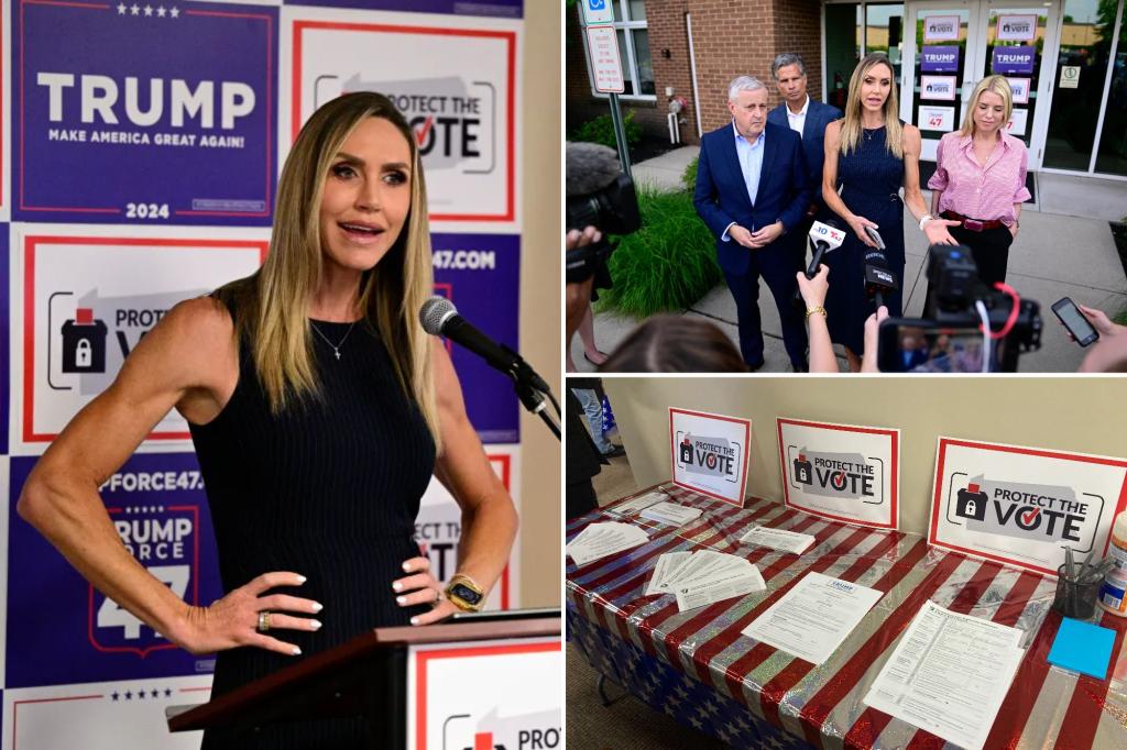 Lara Trump recruits GOP poll watchers in Pennsylvania in election-integrity push