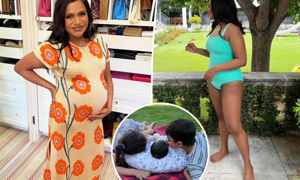 Mindy Kaling confidently rocks one-piece swimsuit 4 months after welcoming surprise baby