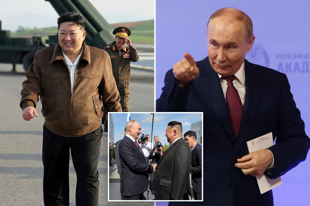 Putin vows they'll beat sanctions together before his summit with North Korea's Kim Jong Un