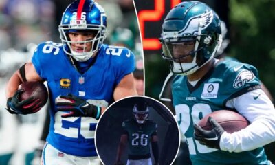 Saquon Barkley shown in full Eagles uniform for first time