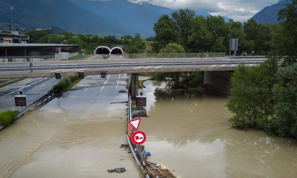 Storm and torrential rain lash France, Switzerland and Italy, leaving seven dead