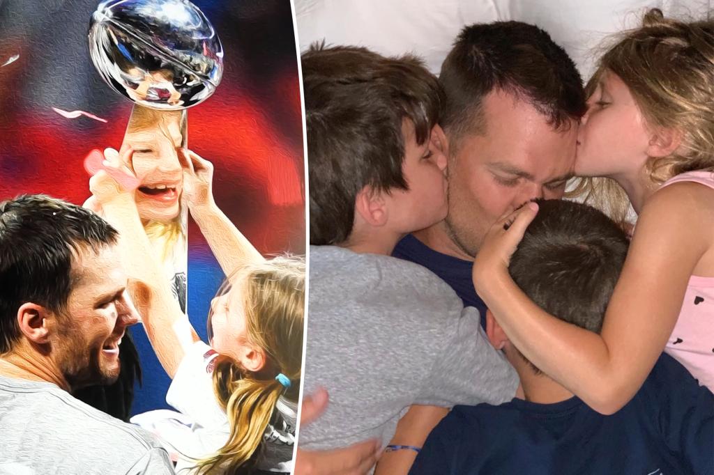 Tom Brady's kids warn him not to 'get any ideas' about NFL return ahead of Patriots Hall of Fame induction