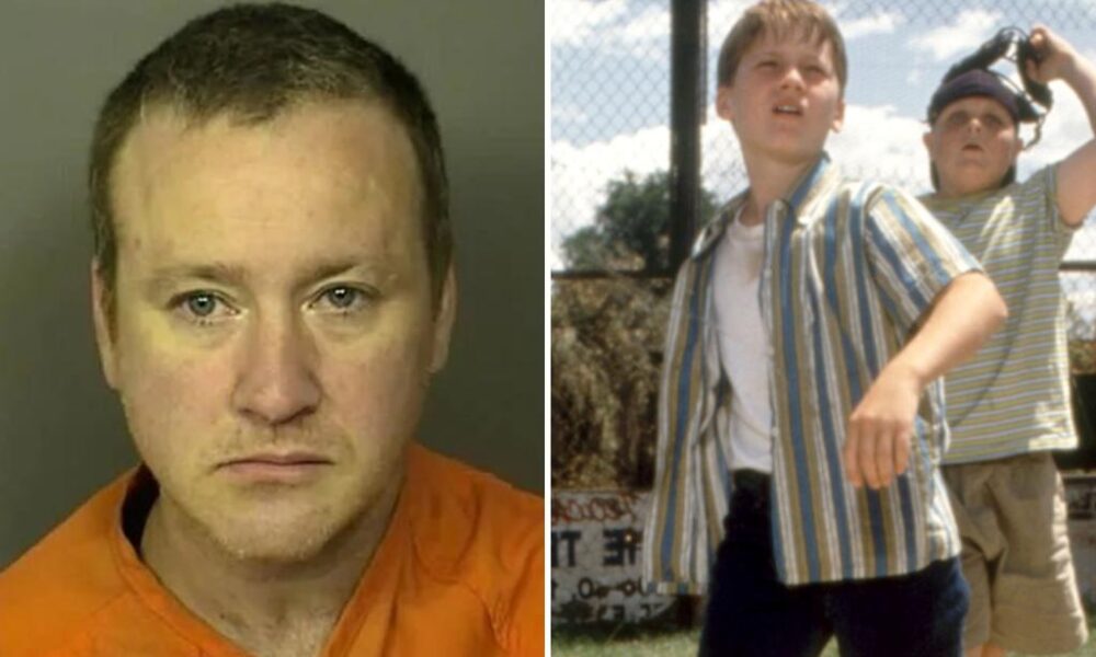 Troubled star of beloved '90s movie 'The Sandlot' busted after chucking dumbbell at neighbor's Jeep