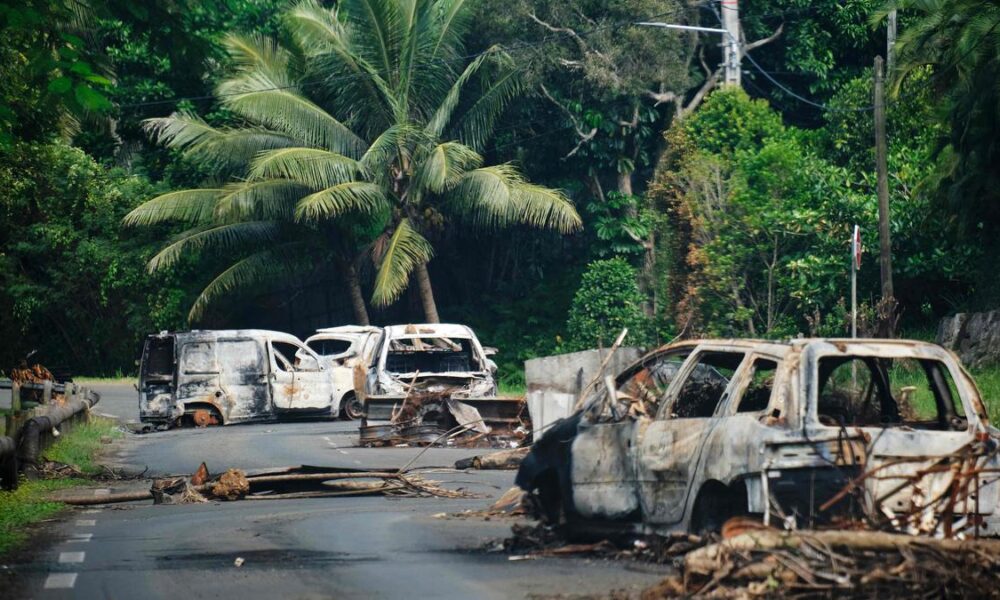 What is happening in the French territory of New Caledonia?