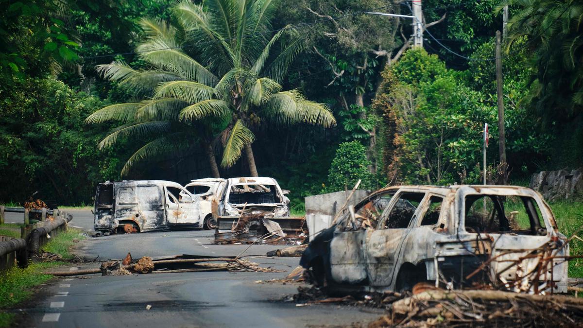 What is happening in the French territory of New Caledonia?