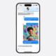 Apple Intelligence gen AI artwork in Messages