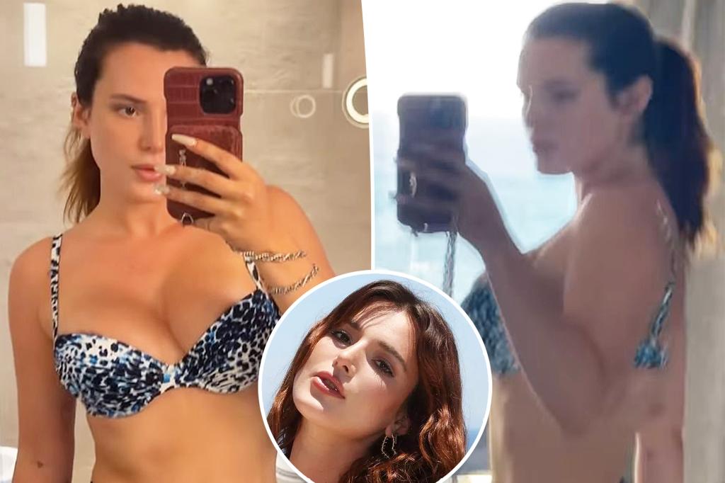 Bikini-clad Bella Thorne slams Ozempic for setting 'crazy beauty standards'