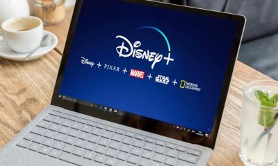 Disney+ on a laptop screen