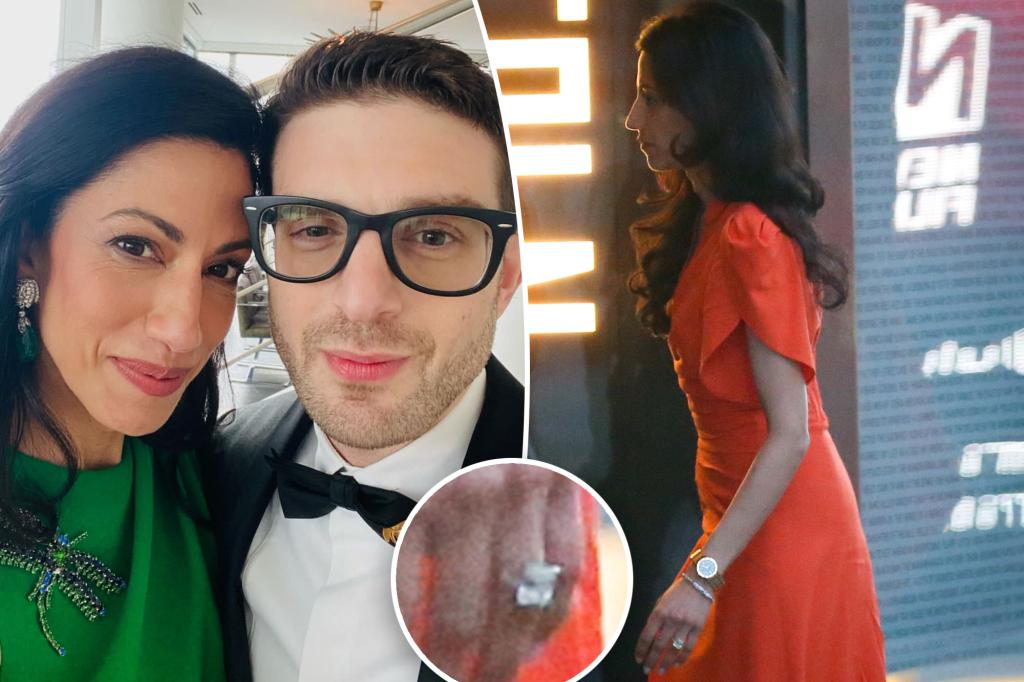 Huma Abedin's engagement ring from Alex Soros could be worth around $1M