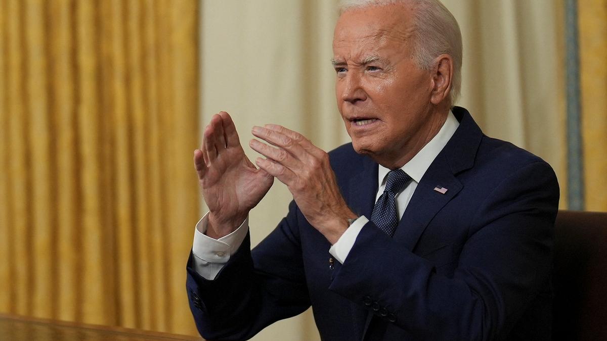 In prime-time address, Biden warns of election-year rhetoric, saying ’it’s time to cool it down’