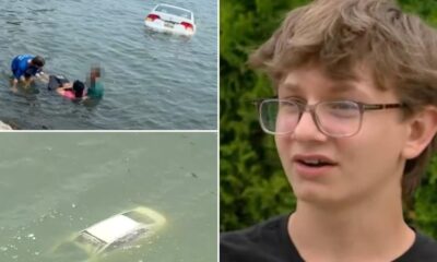 Michigan teen, John Agnello, rescues driver who plunged into a Lake Saint Clair