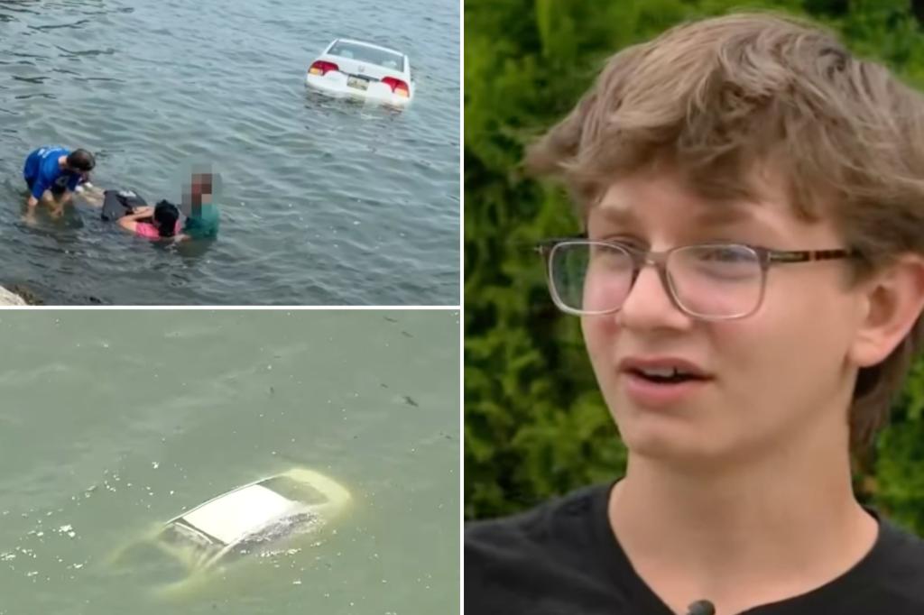 Michigan teen, John Agnello, rescues driver who plunged into a Lake Saint Clair