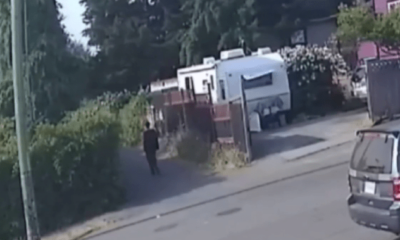 Nanaimo residents concerned after video catches suspected arson - BC