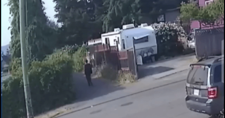 Nanaimo residents concerned after video catches suspected arson - BC