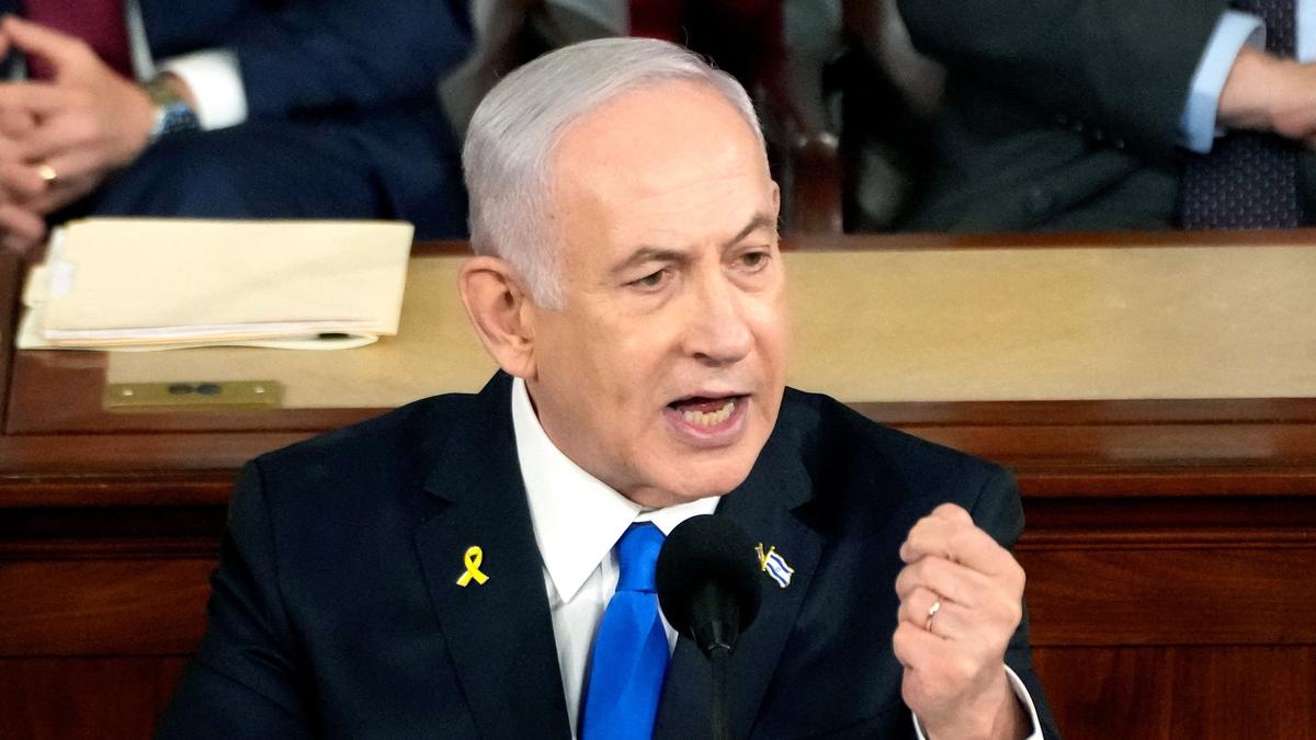 Netanyahu gives fiery speech to U.S. Congress, seeking support for war in Gaza