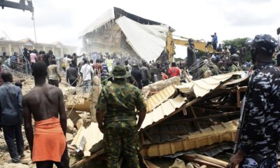 Nigerian school collapses leaving 22 students dead; over 100 rescued from rubble