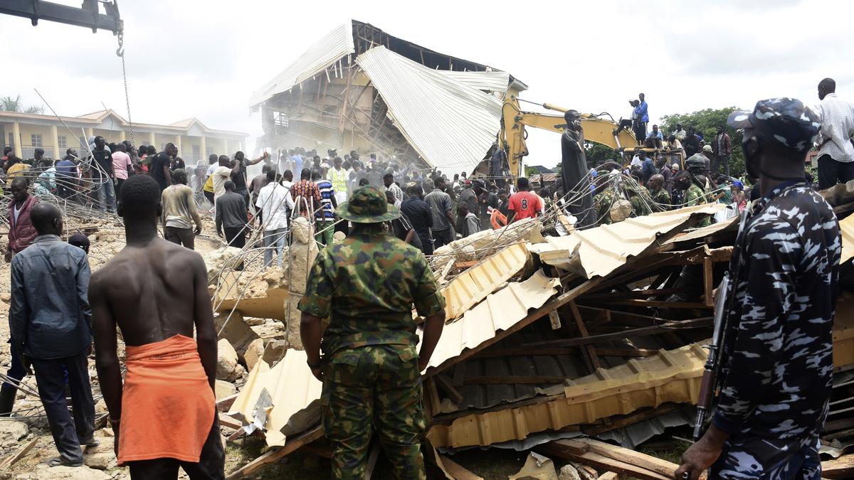 Nigerian school collapses leaving 22 students dead; over 100 rescued from rubble