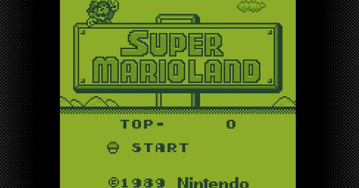 Nintendo adds Super Mario Land, other Game Boy titles to Switch Online library