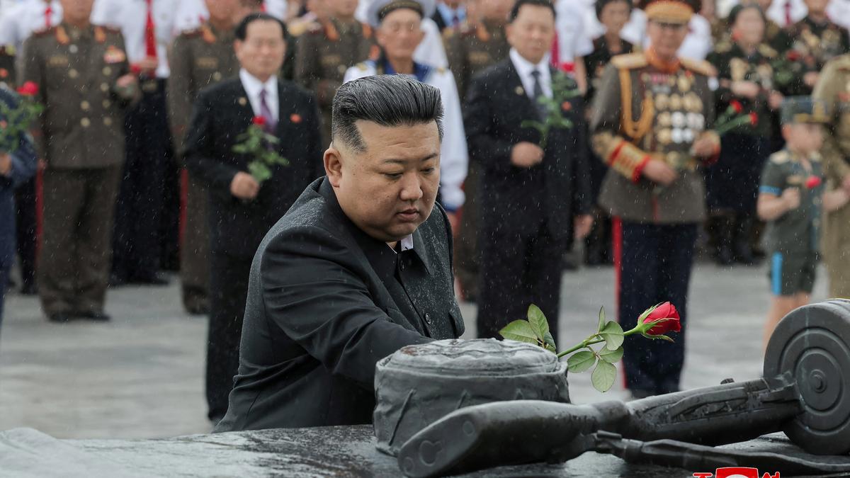 North Korea's Kim calls for 'people's paradise' marking Korean War 'Victory Day'