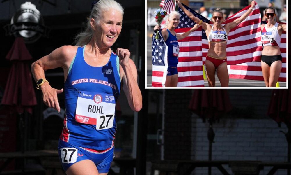 Pa. grandmother Michelle Rohl finishes third in 20K race walking event at US Olympic Trials