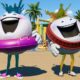 Planet Coaster 2 mascot header – Queen Splash and King Coaster