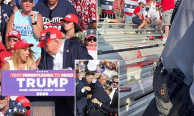 Witnesses describe mayhem as sniper takes aim at Trump, killing at least one audience member