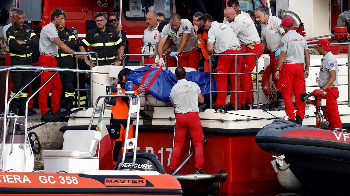 Five bodies found, one still missing in U.K. tycoon shipwreck off Sicily