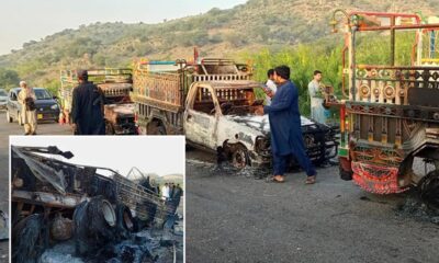 Gunmen kill 23 passengers taken from vehicles in an attack in southwest Pakistan