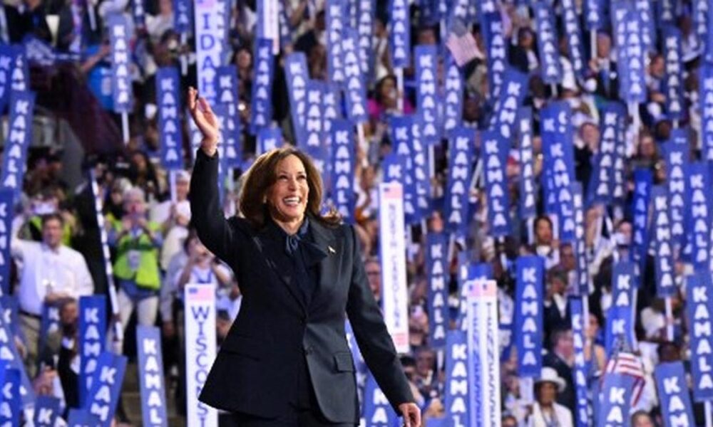 Harris campaign says it raised $540 million in just over a month