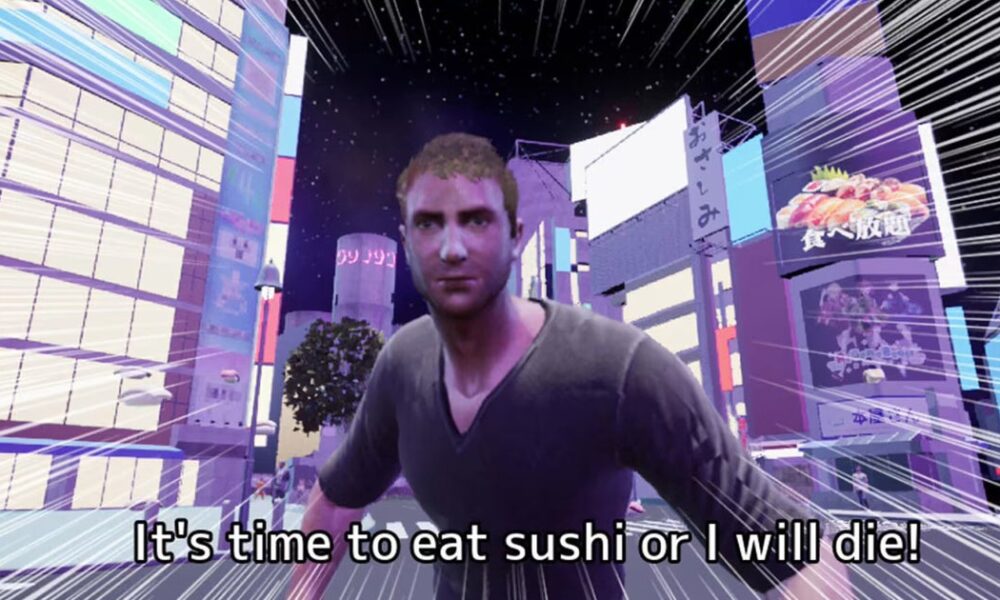 I am obsessed with this new Nintendo Switch game where you are a man who will die if he doesn't eat sushi