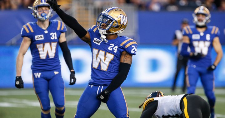 Late Lawler touchdown leads Bombers to third straight win - Winnipeg