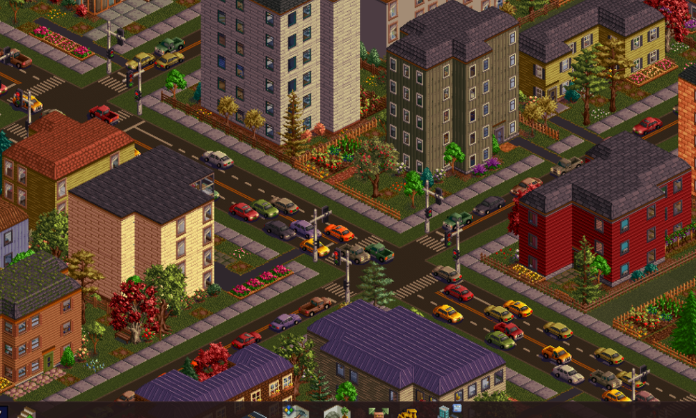 Metropolis 1998 is a fetching isometric blend of SimCity and The Sims, with customisable house interiors