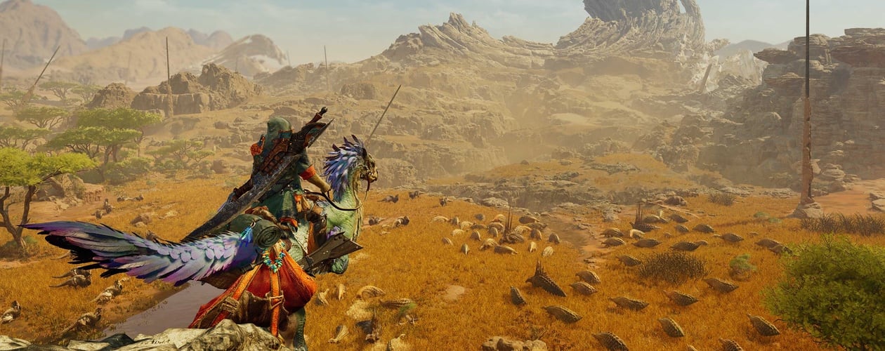 Monster Hunter Wilds videos explain Focus Mode, Seikret riding & the Slinger