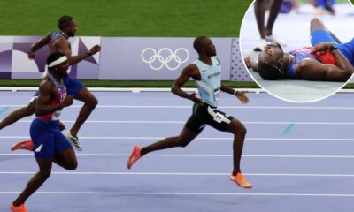 Noah Lyles upset by Letsile Tebogo in 200m final at 2024 Olympics