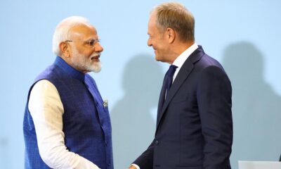 PM Modi holds security, trade talks with Poland’s Donald Tusk en route to war-torn Ukraine