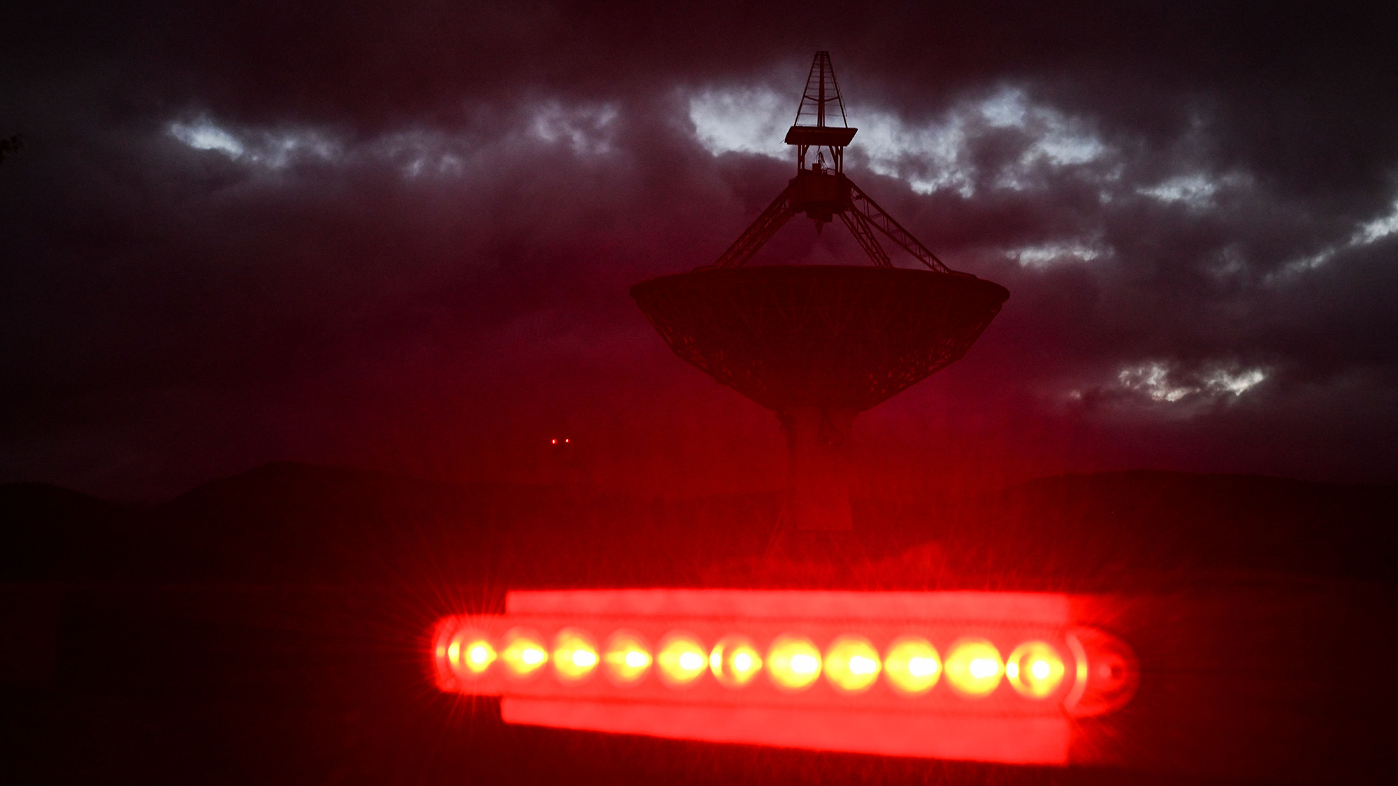 The Green Bank Observatory contains eight dishes that detect radiation from objects in space in the form of radio waves.