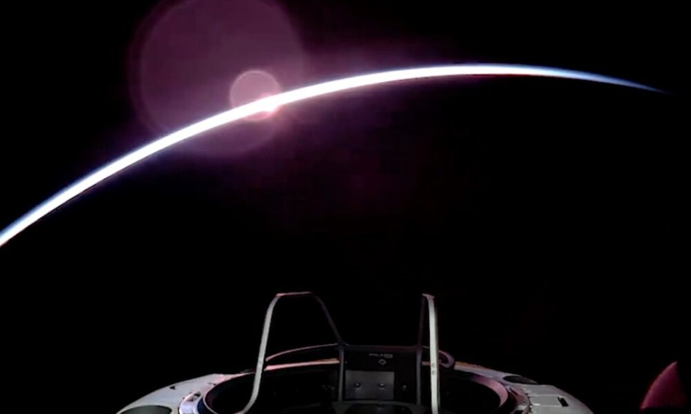 Check out this orbital sunset from a Crew Dragon way above Earth