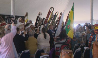 Chiefs, dignitaries gather on Treaty Four grounds to celebrate 150th anniversary of signing