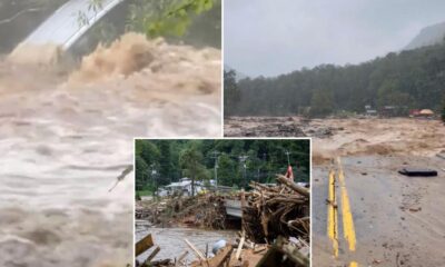 Chimney Rock, North Carolina blare sirens as floods strike