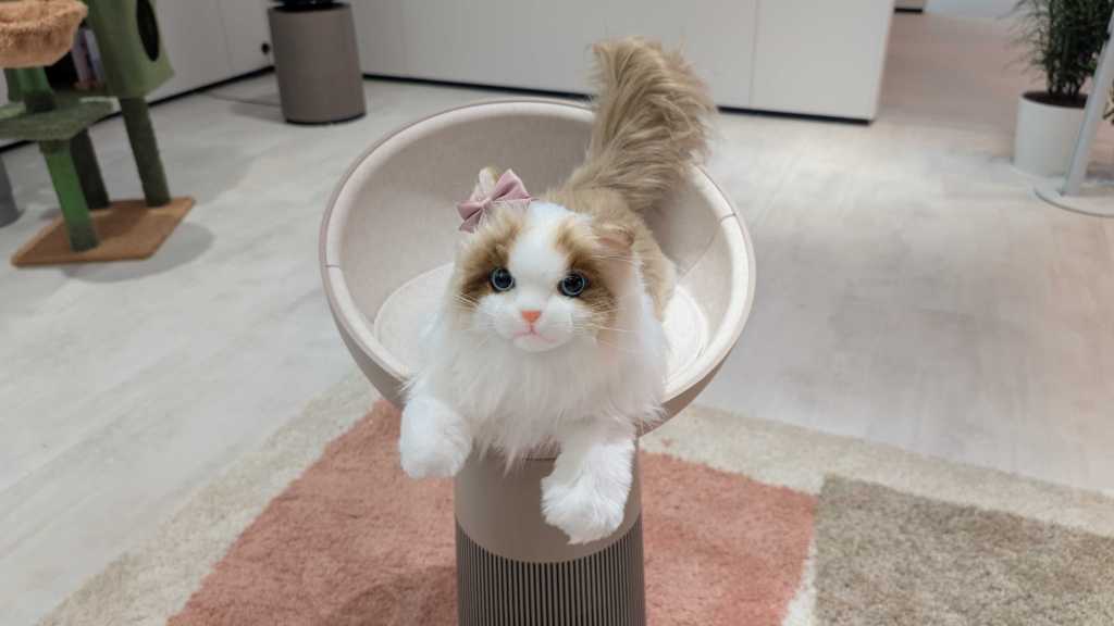 LG air purifier cat bed