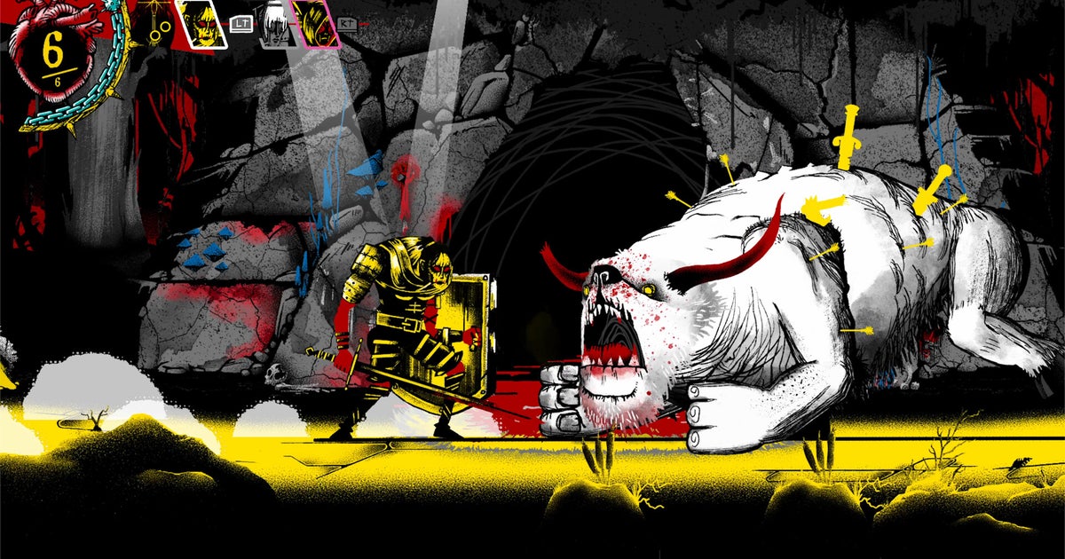 Legendary black metal TTRPG MÖRK BORG is getting a brutal, nightmarish side scroller