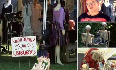 Ohio homeowner Marianne Peters faces backlash from Fairfield neighbors for setting up extravagant Halloween display in August